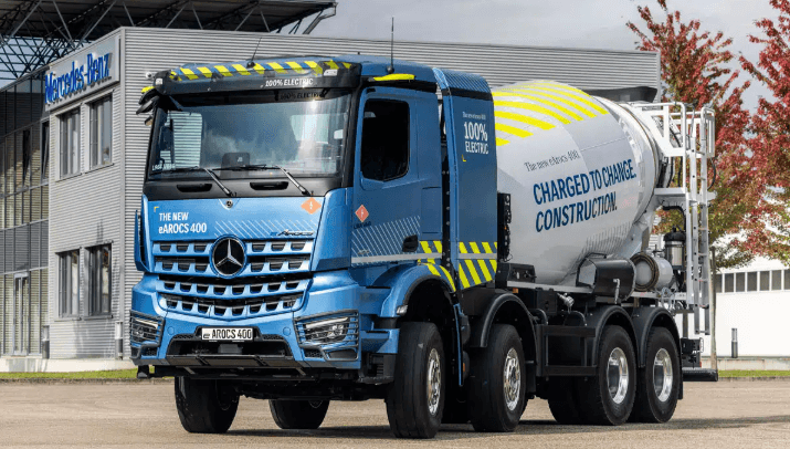 Mercedes eArocs 400: Elektro-Lkw für den Bau startet Verkauf