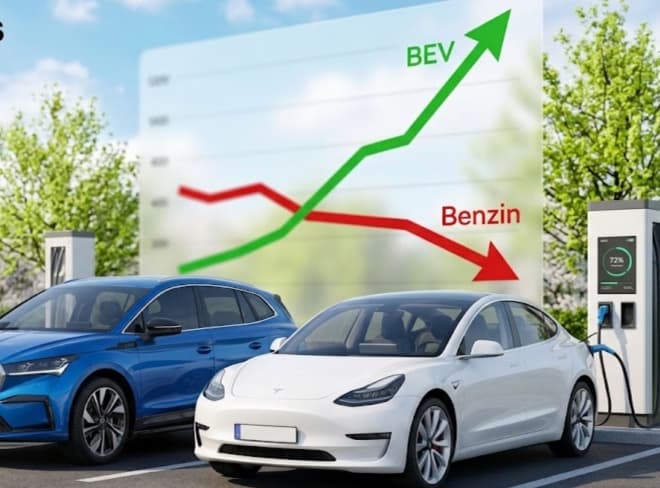 Elektro-Rekord im März 2026: Stromer überholen erstmals Benziner