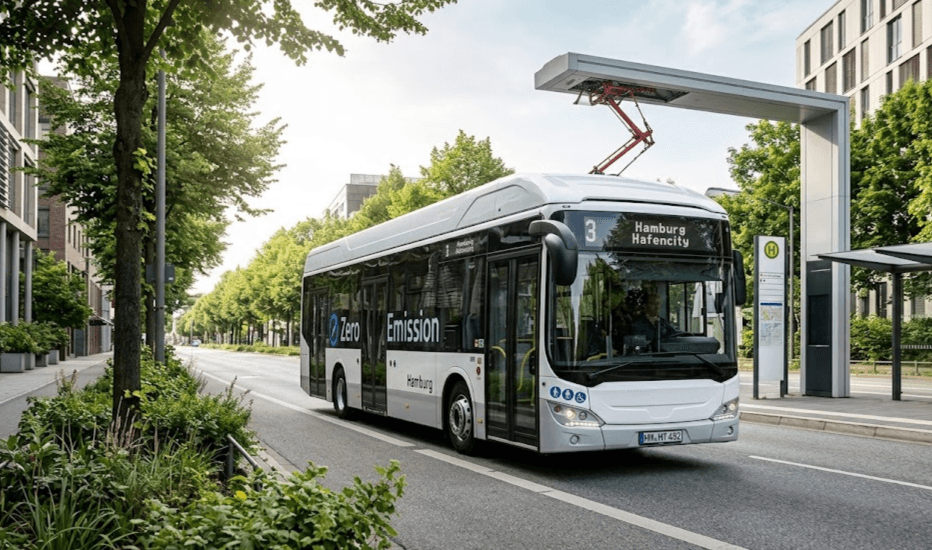 E-Bus-Radar 2026: Fast jeder zweite neue Stadtbus fährt elektrisch
